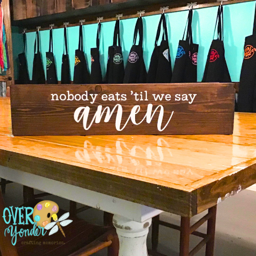 "Amen" Centerpiece Box
