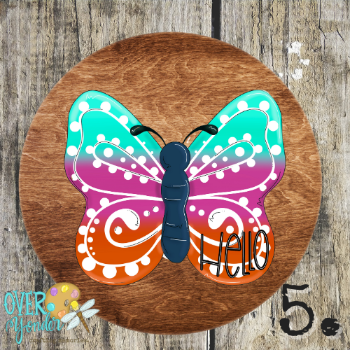 Butterfly 10" Round