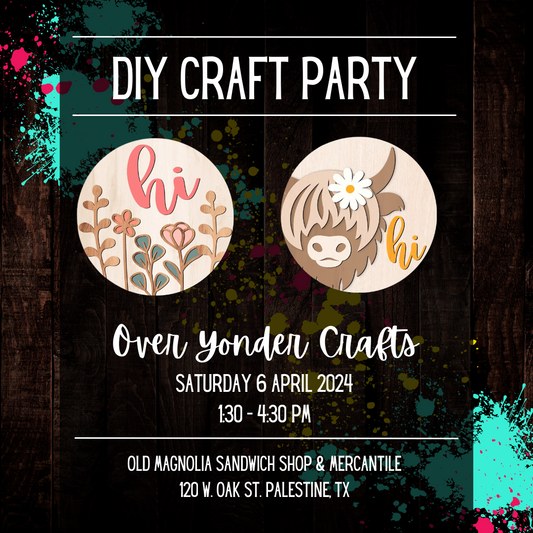 First Saturdays on Main - DIY Craft Party - April